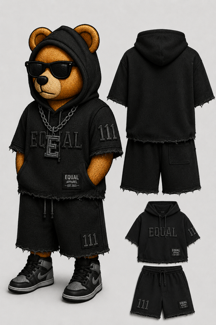 Short Sleeve Hoodie Set